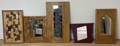 Lot 660 - Three mirrors, one in the form of a small...