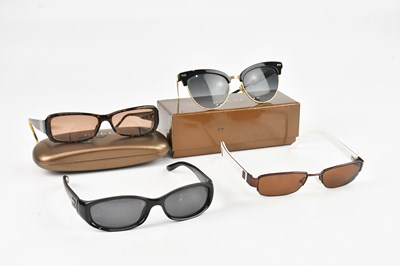 Lot 1242 - GUCCI; four pairs of prescription sunglasses,...