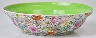 Lot 249 - A 20th century Chinese polychrome bowl,...