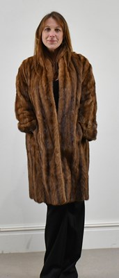 Lot 1391 - GRIFFIN & SPALDING; a full-length red mink...