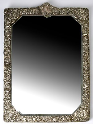 Lot 518 - A large Victorian hallmarked silver framed...