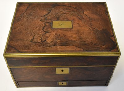 Lot 288 - A late 19th/early 20th century brass-mounted...