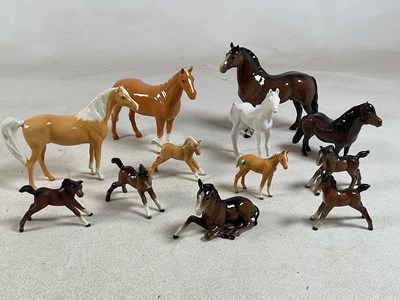 Lot 286 - BESWICK; model horses comprising Arab Xayal...