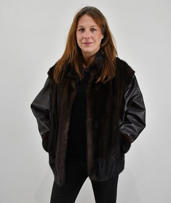 Lot 1338 - R DANZIG & SONS, LONDON; a dark brown calfskin...