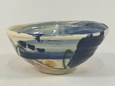 Lot 257 - SANDY BROWN (born 1946); a footed bowl...