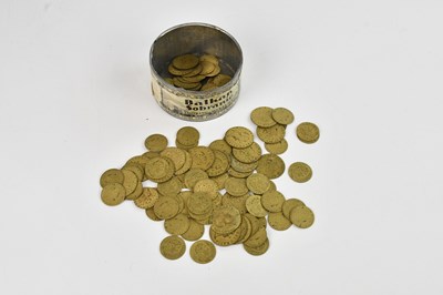 Lot 701 - A collection of thirty-five George III gilt...