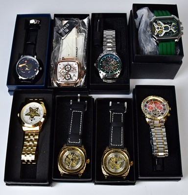 Lot 913 - Eight boxed gentlemen's wristwatches,...