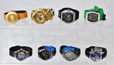 Lot 909 - Eight boxed gentlemen's wristwatches,...