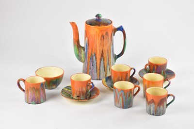 Lot 318 - CLARICE CLIFF; an Art Deco 'Delecia' pattern...