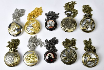 Lot 881 - A collection of ten modern pocket watches (10).