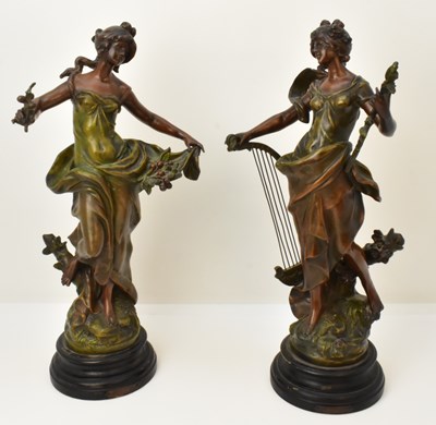 Lot 765 - AFTER AUGUSTE MOREAU (French, 1834-1917); a...