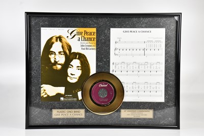 Lot 1616 - A replica Plastic Ono Band 'Give Peace a...