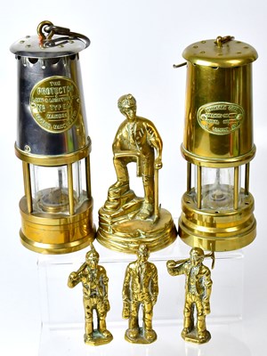 Lot 485 - A brass safety lamp, Ferndale Coal Mining Co....