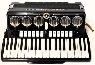 Lot 465 - A Paolo Soprani accordion with 31/2 octave...