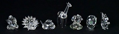 Lot 196 - SWAROVSKI; a collection of approximately sixty...