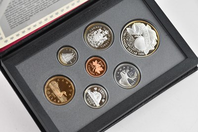 Lot 728 - A royal Canadian Mint 1996 proof seven-piece...