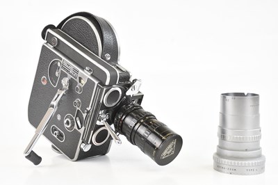 Lot 100 - PAILLARD; a Bolex cine camera with additional...