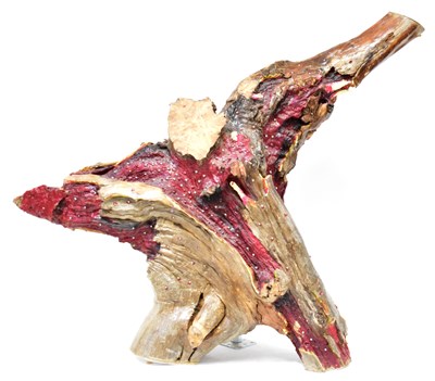 Lot 227 - A wooden sculpture of naturalistic form...
