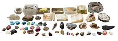Lot 393 - A small quantity of assorted rock crystals,...