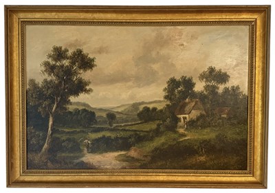 Lot 300 - UNATTRIBUTED 19TH CENTURY BRITISH SCHOOL; oil...