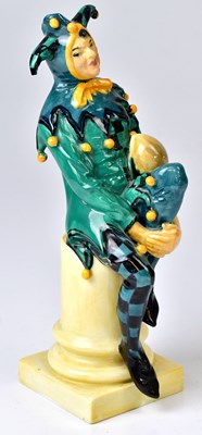 Lot 121 - ROYAL DOULTON; HN71W 'A Jester', signed G J...
