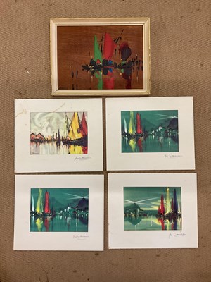 Lot 311 - GEORGE DEAKINS (British, 1911 - 1982); oil on...