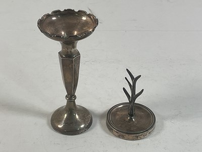 Lot 587 - MARSON & JONES; a George V hallmarked silver...