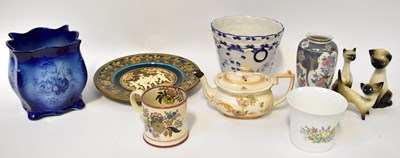 Lot 157 - A quantity of ceramics, including an Austrian...