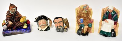 Lot 121 - ROYAL DOULTON; three figures, HN1493 'The...