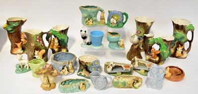Lot 186 - HORNSEA POTTERY; including six large vases,...