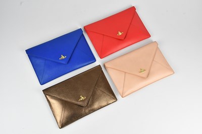 Lot 1440 - VIVIENNE WESTWOOD; a Saffiano tan Edinburgh...