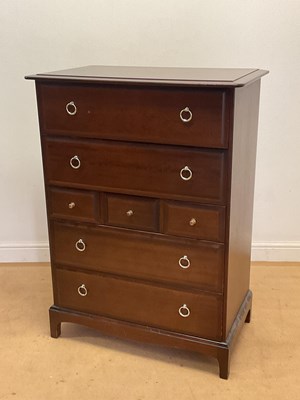 Lot 670 - STAG; a 'Minstrel' chest of two long above...