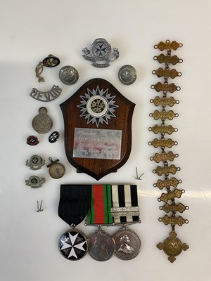 Lot 54 - An Order of St John WWII medal group,...