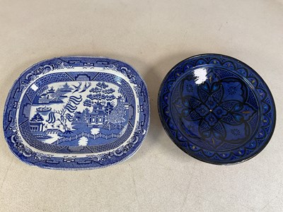 Lot 273 - A large North African decorative bowl with a...