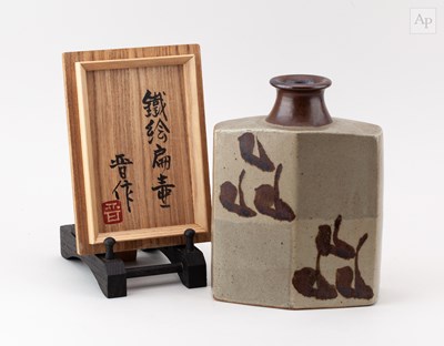 Lot 600 - SHINSAKU HAMADA (1929-2023); an angular...