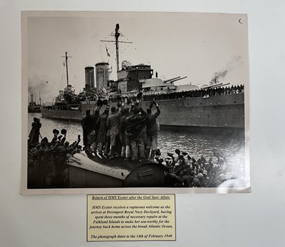 Lot 357 - An album containing fifty black and white...