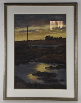 Lot 201 - JANE RHODES; 20th century watercolour, rural...