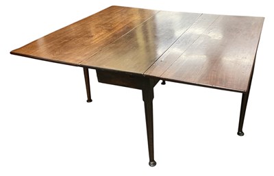 Lot 90 - A mid to late 19th century mahogany drop-leaf...