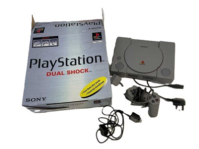 Lot 113 - SONY; PlayStation Dual Shock, a retro gaming...