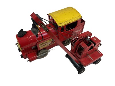Lot 99 - TRI-ANG; two tin toys comprising a Puff -Puff...