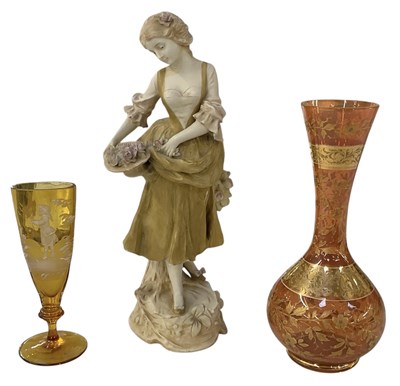 Lot 630 - ROYAL VIENNA; an early 20th century hand...
