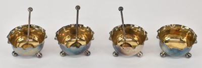 Lot 1216 - WALKER & HALL LTD; a cased set of four late...