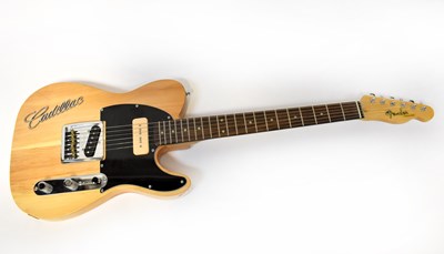 Lot 686 - FENDER; a Blonde Telecaster Cadillac electric...