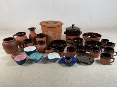 Lot 248 - BRANHAM; pottery items, to include a bread bin,...