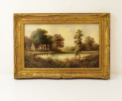 Lot 298 - UNATTRIBUTED; 19th century oil on canvas...