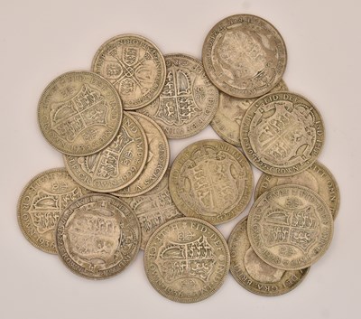 Lot 1612 - A collection of various UK pre-1947 coins,...
