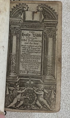 Lot 448 - JOHN BILL & CHRISTOPHER BARKER; The Holy Bible...