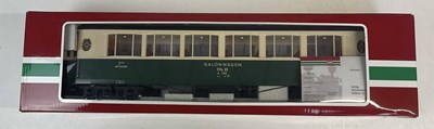 Lot 141 - LGB; 35650 Rhb salonwagon, with box and...