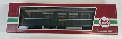 Lot 142 - LGB; 31678 Rhb 1st/2nd class passenger coach,...