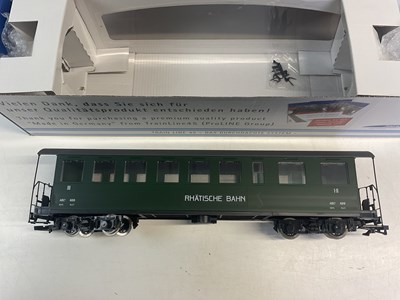 Lot 143 - TRAINLINE; a G gauge Rhb passenger coach...